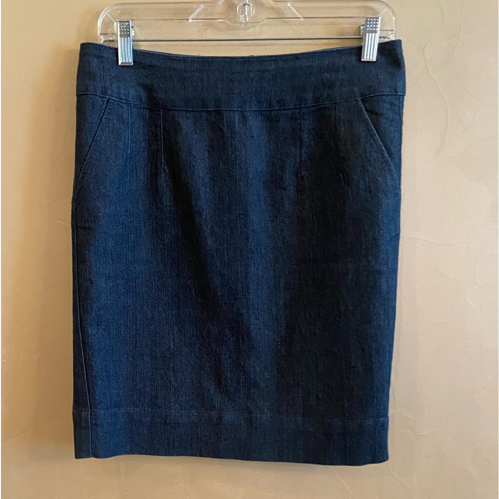 Boston Proper Denim Pencil Skirt